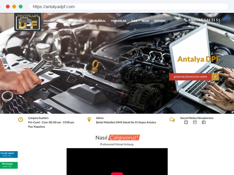 Antalya DPF Web Sitesi