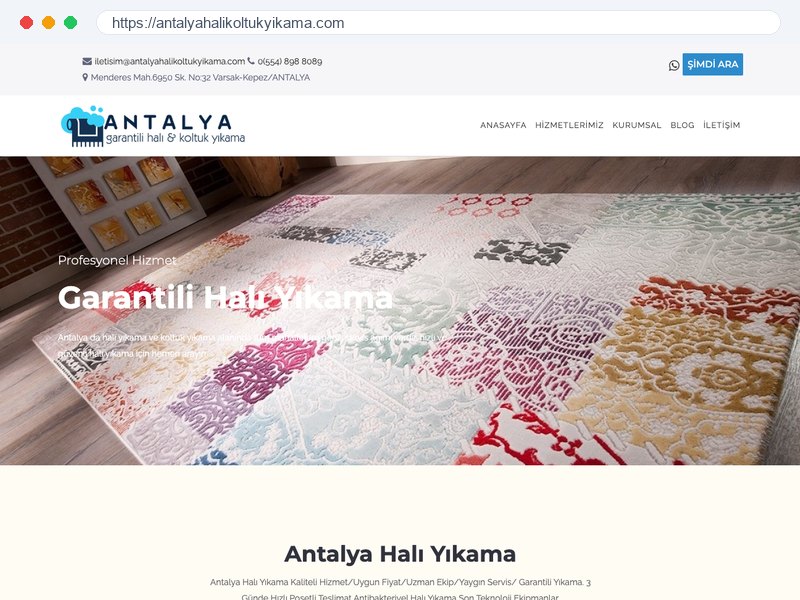 Antalya Halı Koltuk Yıkama