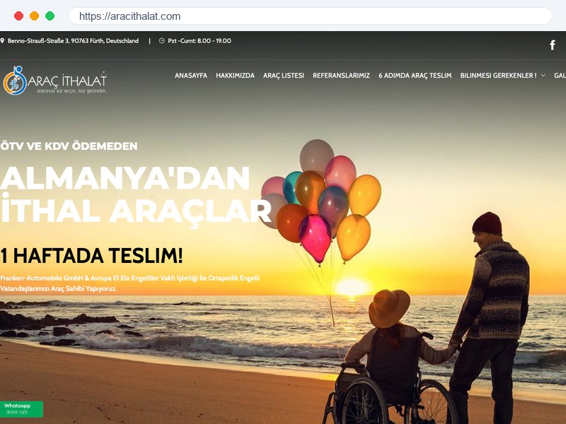 Araç İthalat Web Sitesi