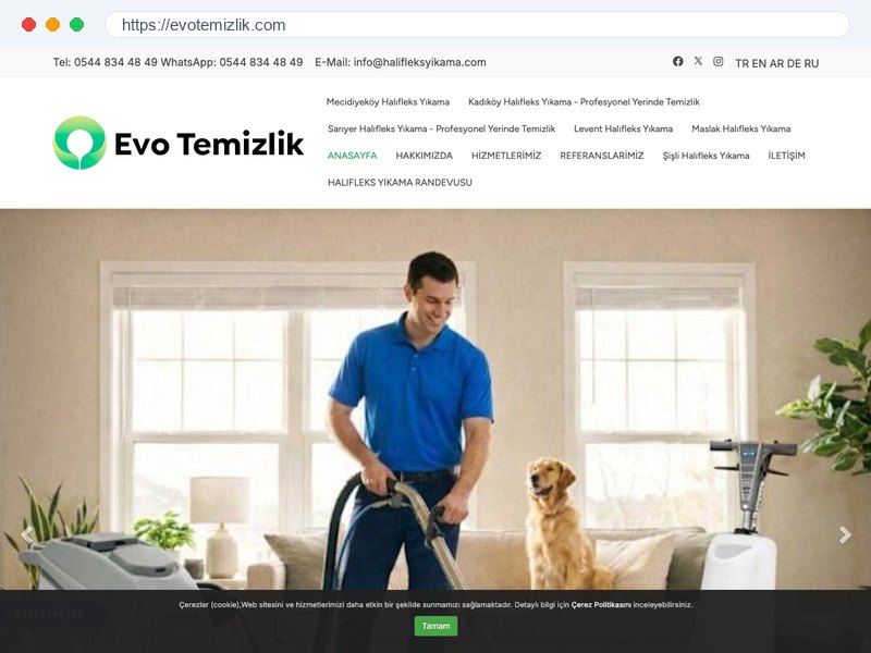 Evo Temizlik Web Sitesi