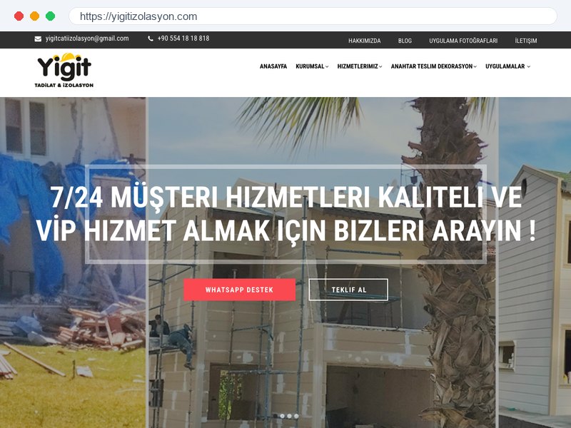 Yiğit İzolasyon