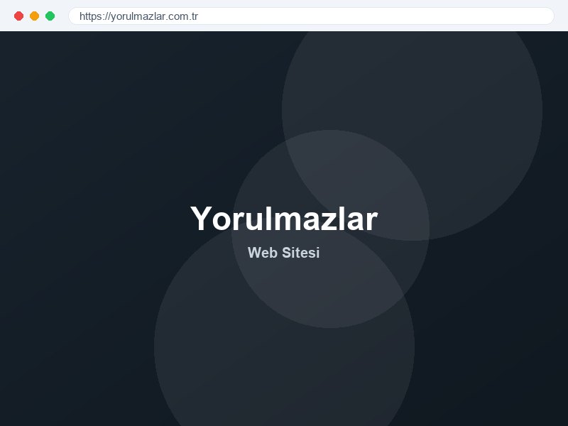 Yorulmazlar Web Sitesi